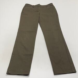 EXPRESS Women’s 2 Brown Straight Mid Rise Chino Pant